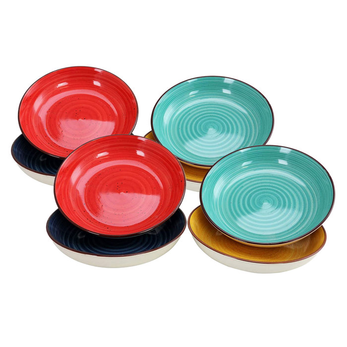 Gibson Stoneware Dinnerware Set Service for 8 Wayfair